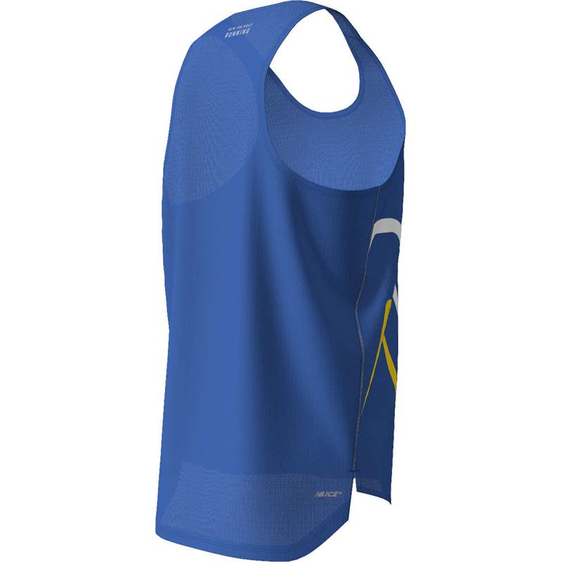 New Balance Mens Graphic Impact Run Singlet-4